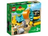 LEGO duplo Town Teherautó és lánctalpas exkavátor 10931