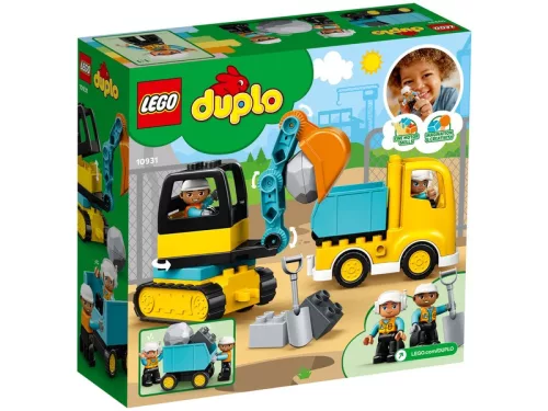 LEGO duplo Town Teherautó és lánctalpas exkavátor 10931
