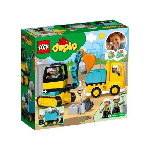LEGO duplo Town Teherautó és lánctalpas exkavátor 10931
