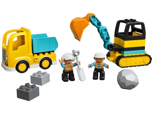 LEGO duplo Town Teherautó és lánctalpas exkavátor 10931