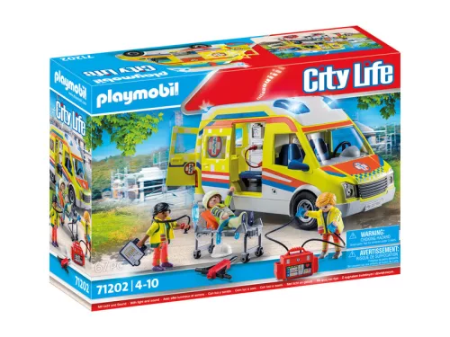 Playmobil City Life 71202 Mentõautó hang- és fényeffekttel