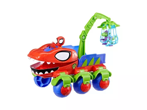 Spidey and his amazing friends dínós teherautó