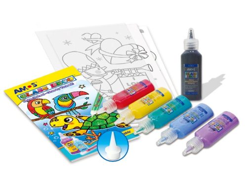 Üvegmatrica dekorációs festék 6 darabos készlet