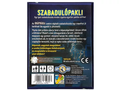 Szabadulópakli - Időpróba Társasjáték