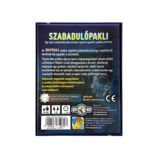 Szabadulópakli - Időpróba Társasjáték