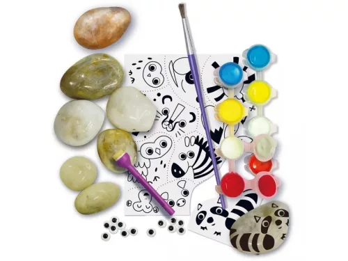 Kézzel festett kövek - állatok