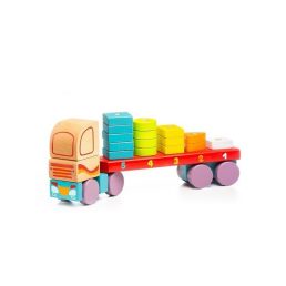Fa kamion fakockákkal - 32 cm
