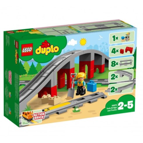 LEGO DUPLO Town 10872 Vasúti híd és sínek