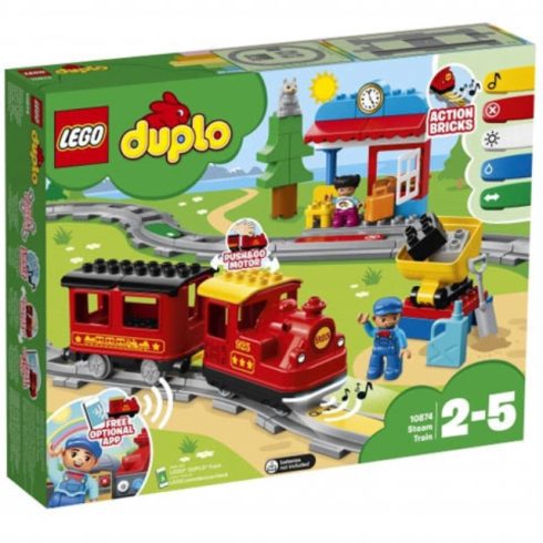 Lego duplo - gőzmozdonyos vonat készlet