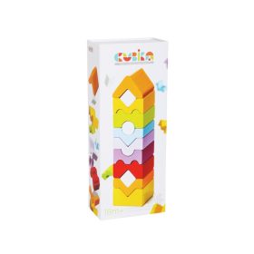 Fa  színes toronyépítő