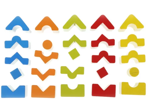 Cubika Fa toronyépítõ szett (5 db/csomag)