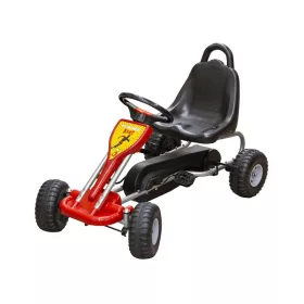 Pedálos verseny gokart - 30 kg, piros