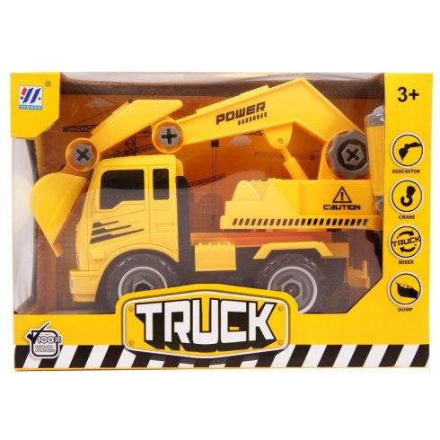 Szerelhetõ markolós teherautó - 24 cm