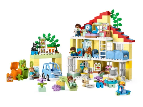 LEGO® DUPLO®: Városi kalandok 3 az 1-ben családi ház 10994