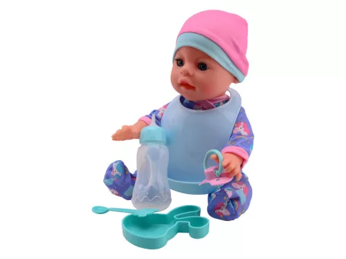 Baby Rose 30 cm iszik-pisil baba, 2 féle