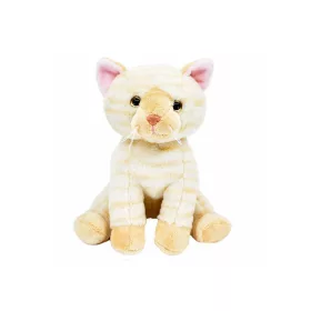 Cica ülő plüssfigura - 22 cm, többféle