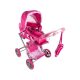 Rózsaszín Babakocsi  Gyerekeknek - Táskás