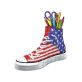 Amerika tornacipő 108 darabos 3D puzzle