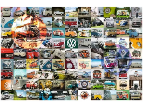 VW Bully pillanatok - 3000 darabos puzzle