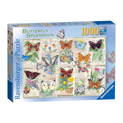 Puzzle 1000 db - Csodás pillangók