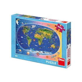 Állatos világtérkép 300 darabos XL puzzle