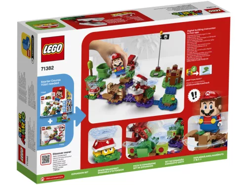 Lego Super Mario - A Piranha növény rejtélyes feladata kiegészítő szett 71382