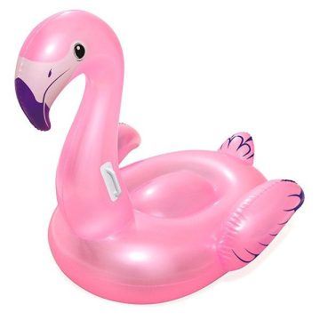 Bestway - Flamingó felfújható lovagló - 127 x 127 cm