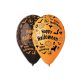 30 cm-es Halloween mintás lufi, többféle 10 db/cs