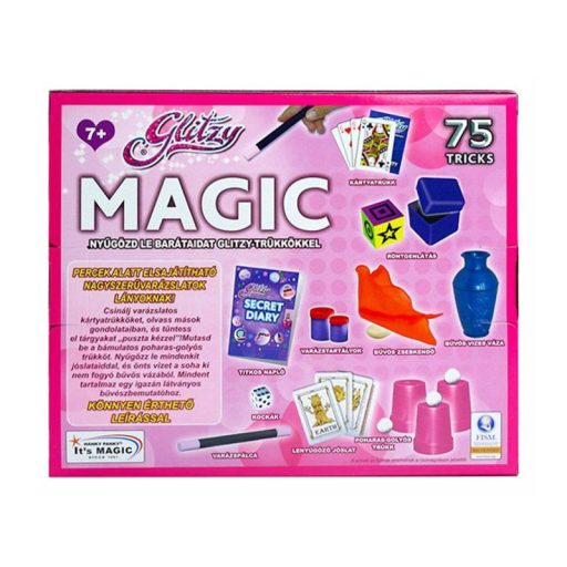 Glitzy Magic bűvészdoboz lányoknak - 75 trükkel