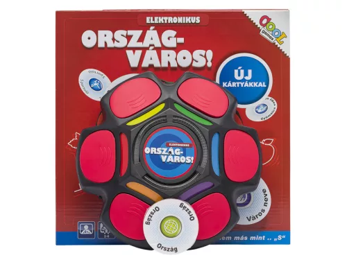 Ország - Város elektromos társasjáték