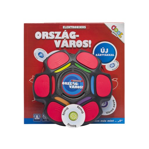 Ország - Város elektromos társasjáték