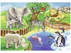 Állatkerti állatok 2 x 12 darabos puzzle