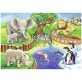 Állatkerti állatok 2 x 12 darabos puzzle