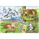 Állatkerti állatok 2 x 12 darabos puzzle