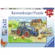 Ravensburger Dolgos mindennapok 2 x 12 db puzzle