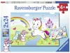 Csodás unikornisok 2 x 24 darabos puzzle