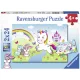 Csodás unikornisok 2 x 24 darabos puzzle