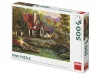 Puzzle 500 db - Ház a tónál