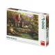 Puzzle 500 db - Ház a tónál