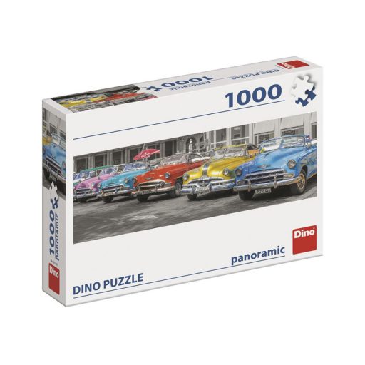 Puzzle 1000 db panoráma - autótalálkozó