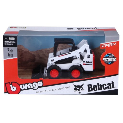 Bburago - Bobcat markolóval - 10 cm