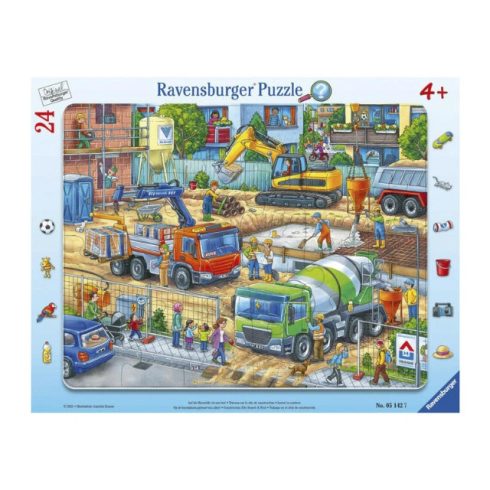 Ravensburger: Puzzle 24 db - Építkezés