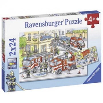 Puzzle 2x24 db - Tűzoltók