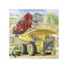 Ravensburger: Puzzle 3x49 db - Óriási gépek