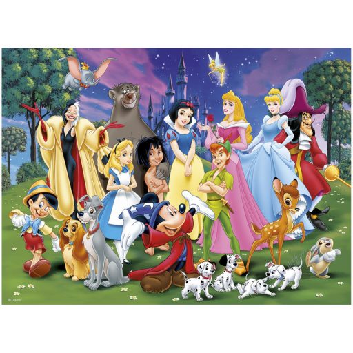 Puzzle 200 db - Disney kedvencek