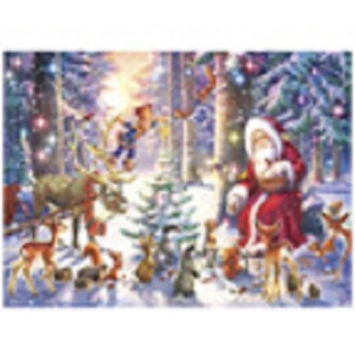 Puzzle 100 db - Erdei karácsony