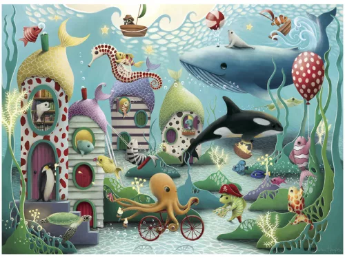 Ravensburger: Puzzle 100 db - Vízalatti csodák
