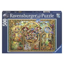 Puzzle 500 db - Disney család
