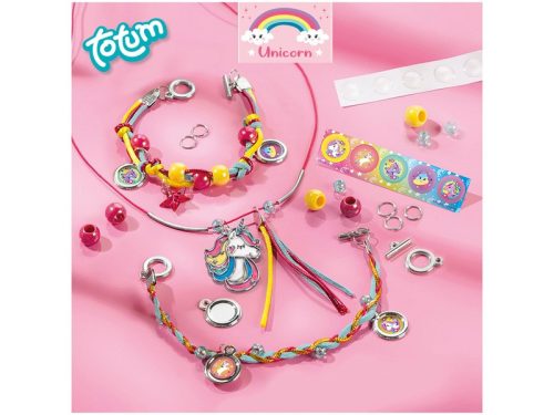 Totum: Unikornis szivárvány ékszer készítő készlet