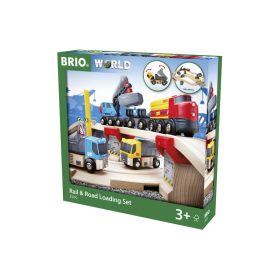 BRIO Vonat és építkezés szett